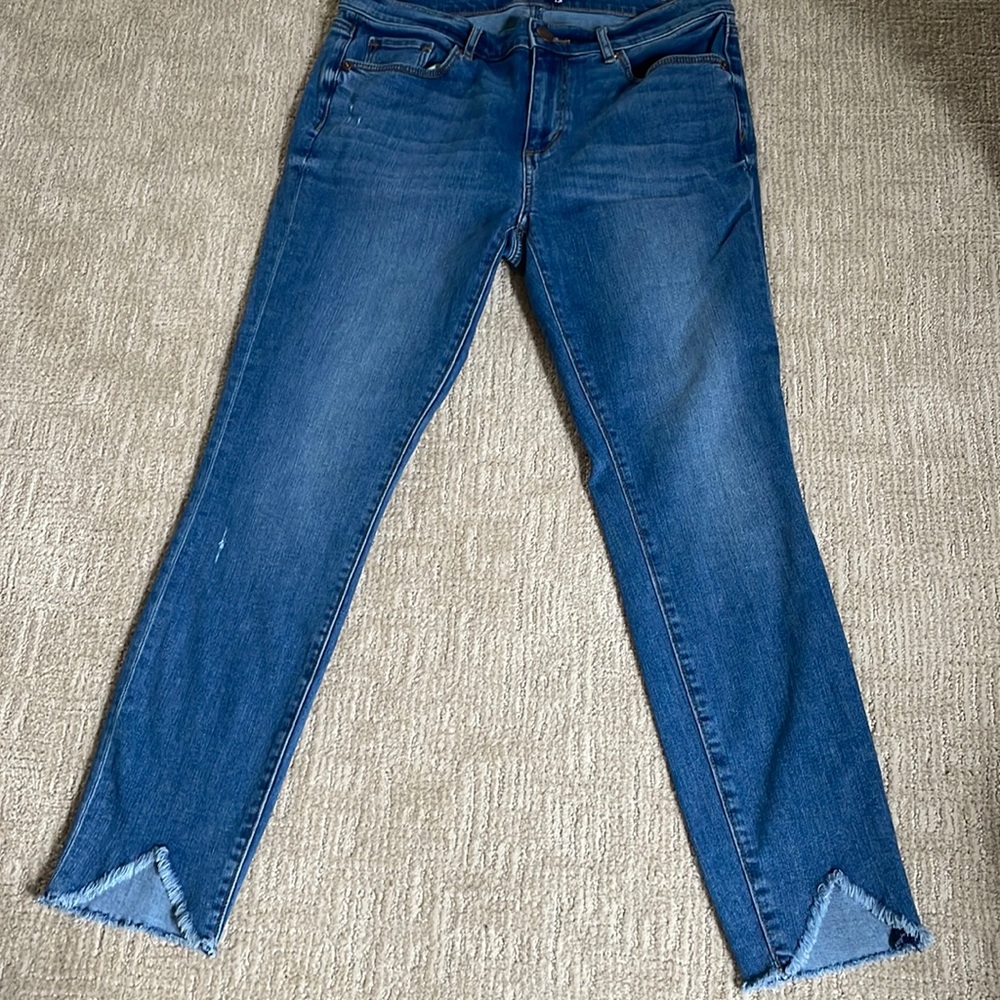 Loft outlet slight distressed jeans size 8